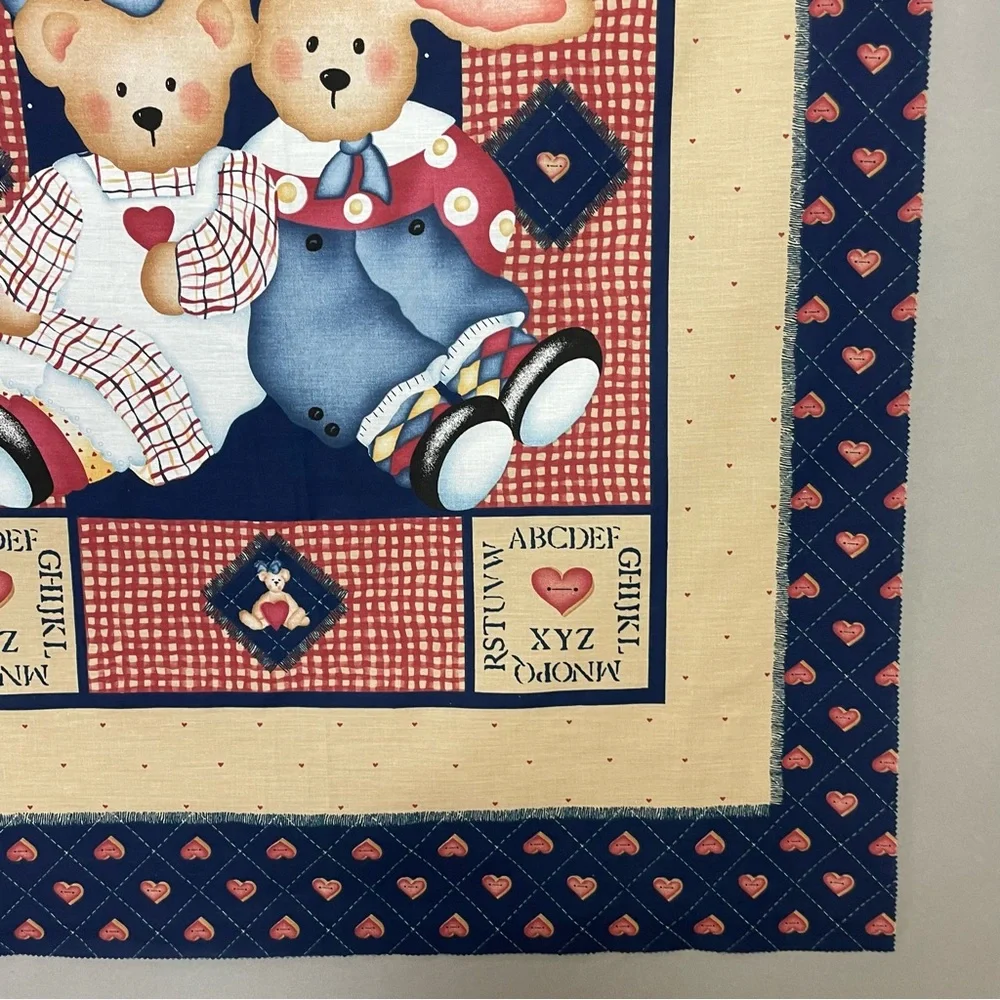 Vintage 1997 Daisy Kingdom Quilt‎ Panel Fabric Project Applique Sew Baby #K29